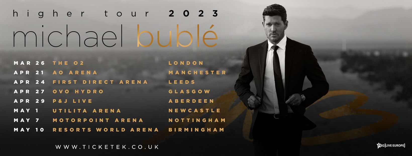 buble tour 2023